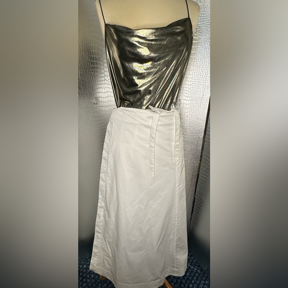 Proenza Schouler White Label White Midi Skirt Size 6